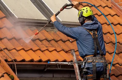 Démoussage et hydrofuge de toiture à Mouchès